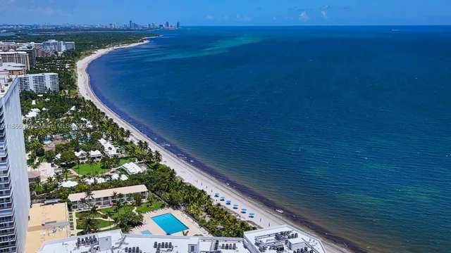 a view of a city and building