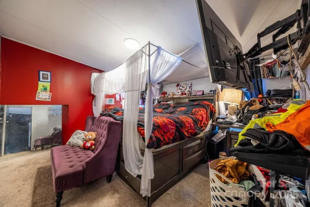 a view of a chairs in a room