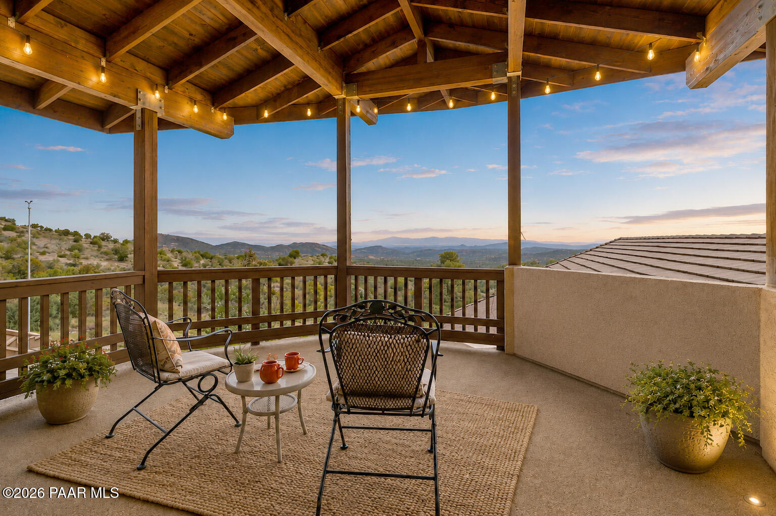 1515 North Happy Valley Road, Unit 5 01 AC Prescott, AZ 86305 - Photo 35 of 77 Primary Suite Deck