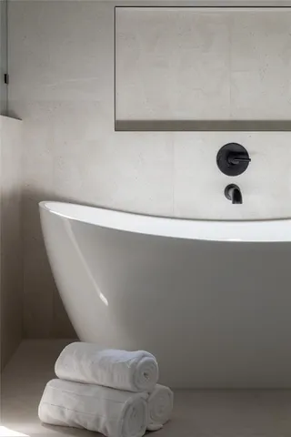 a bathroom with a toilet