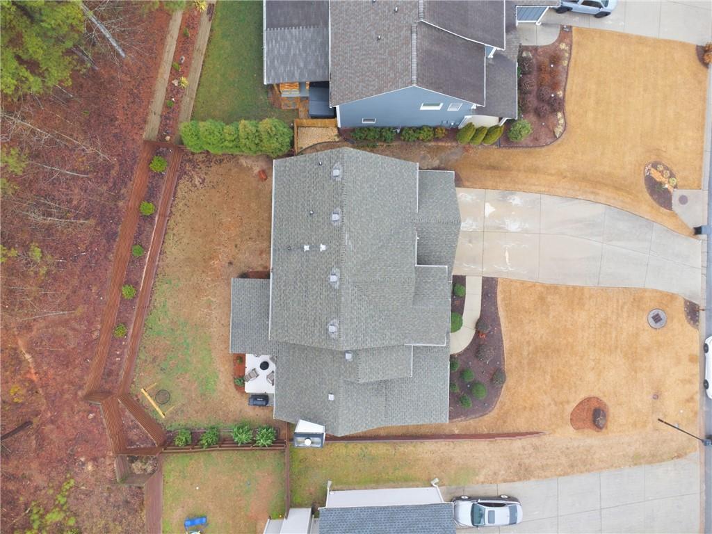 158 Pine Trail Dallas, GA 30157 - Photo 60 of 64 an aerial view of residential houses with outdoor space