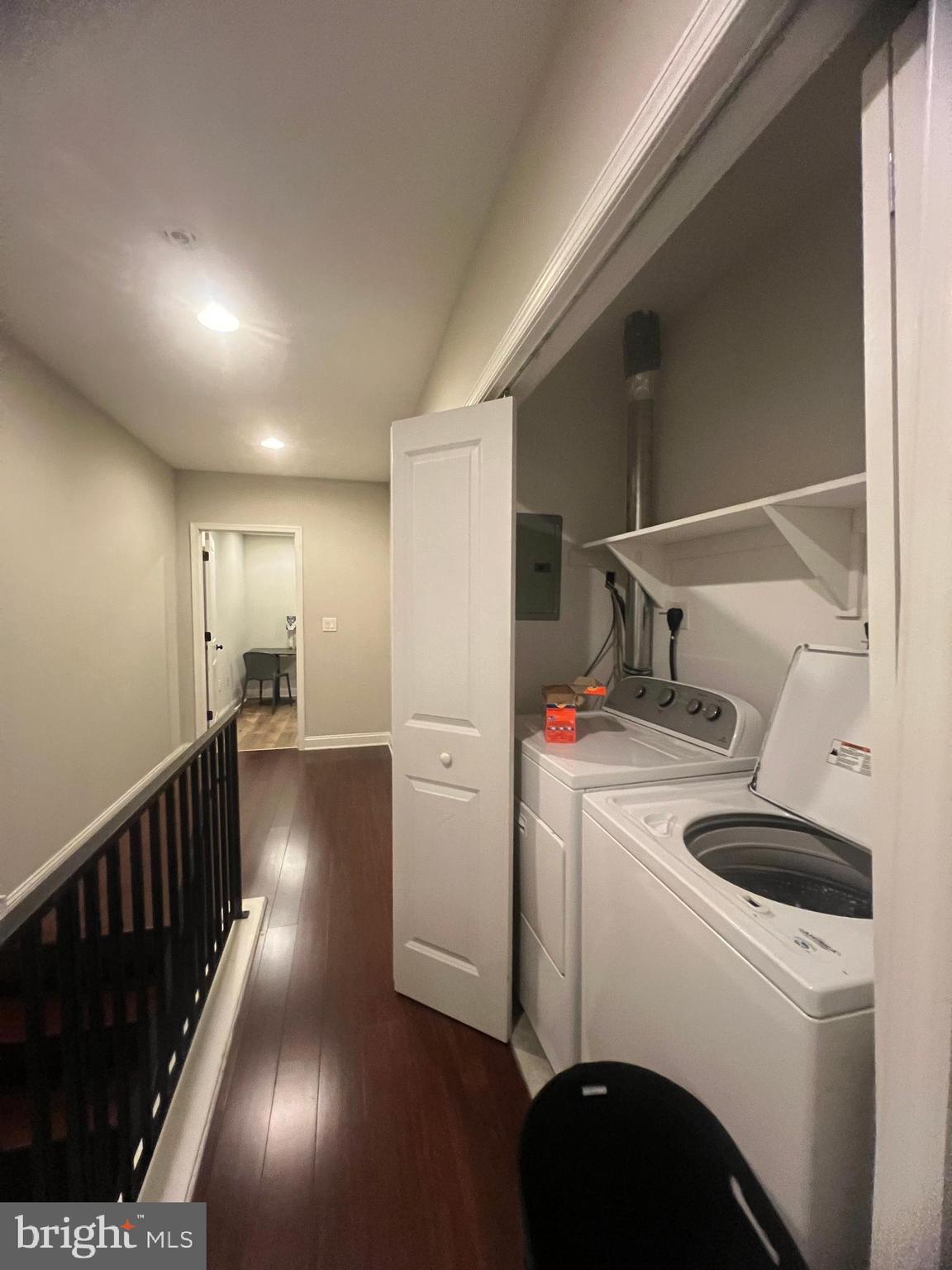 3802 Spring Garden Street Philadelphia, PA 19104 - Photo 25 of 26 a view of storage and utility room with washer and dryer