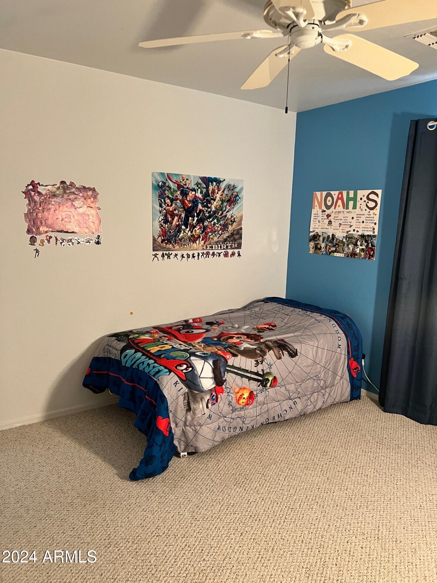 2081 East Desert Inn Drive Chandler, AZ 85249 - Photo 33 of 49 a bedroom with a bed and a painting on the wall