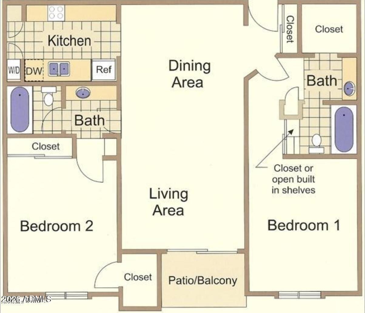 3825 East Camelback Road, Unit 263 Phoenix, AZ 85018 - Photo 15 of 15 floor plan