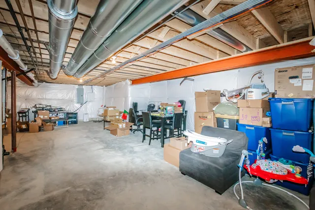 a view of storage and utility room