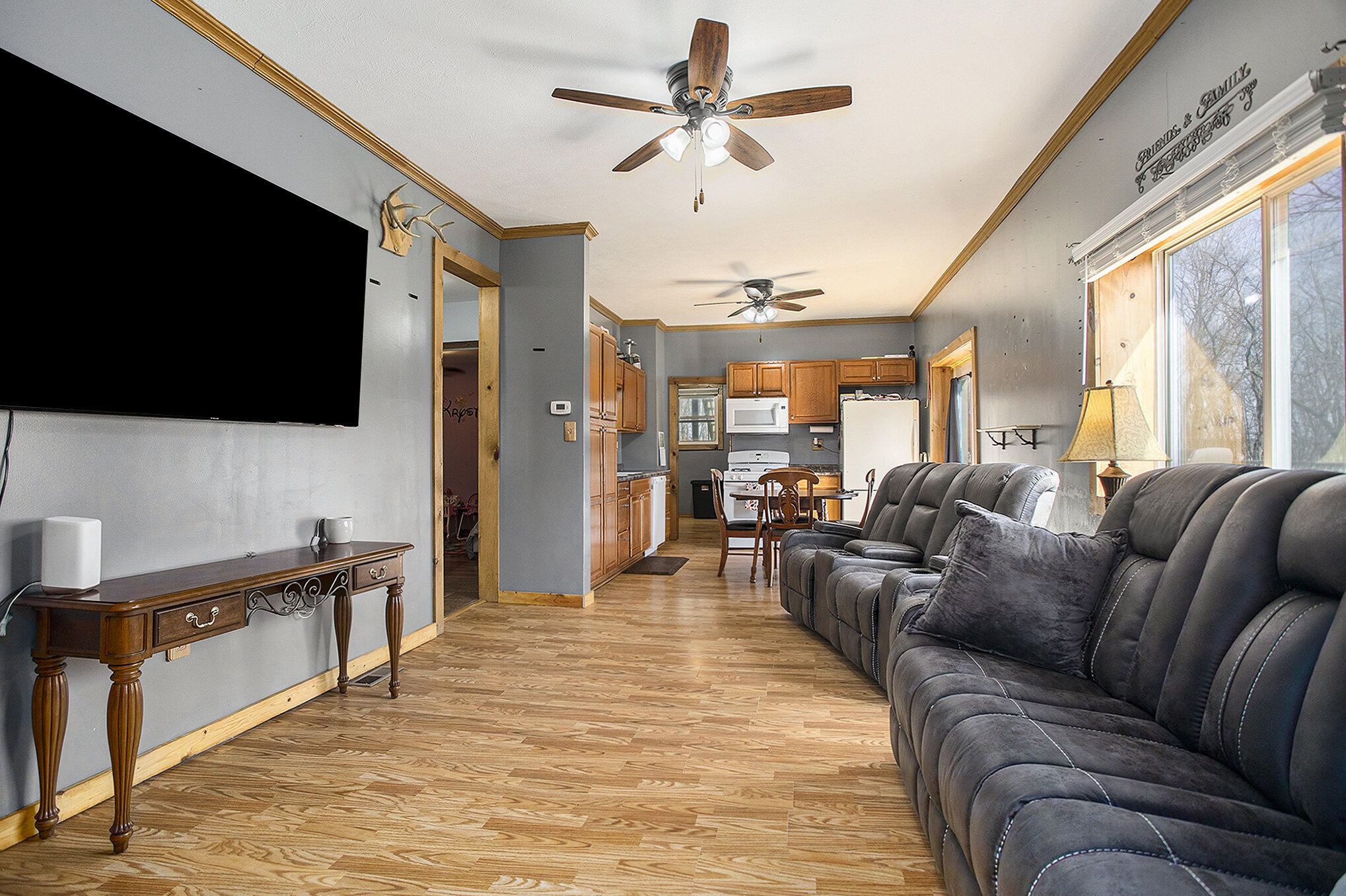 143 Rook Street Battle Creek, MI 49014 - Photo 6 of 26 Living Room to Kitchen