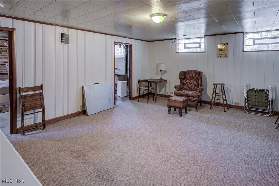 1264 Avondale Road Cleveland, OH 44121 - Photo 20 of 25 Sitting room with carpet floors and baseboards