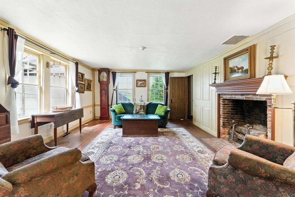 85 Dacey Road Conway, MA 01341 - Photo 23 of 42 a living room with furniture and a fireplace