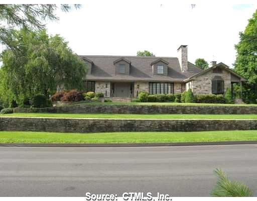 104 Brooke Meadow Road Berlin, CT 06037 - Photo 1 of 1 Exterior Front. Spectacular terraced stone walls and stone front