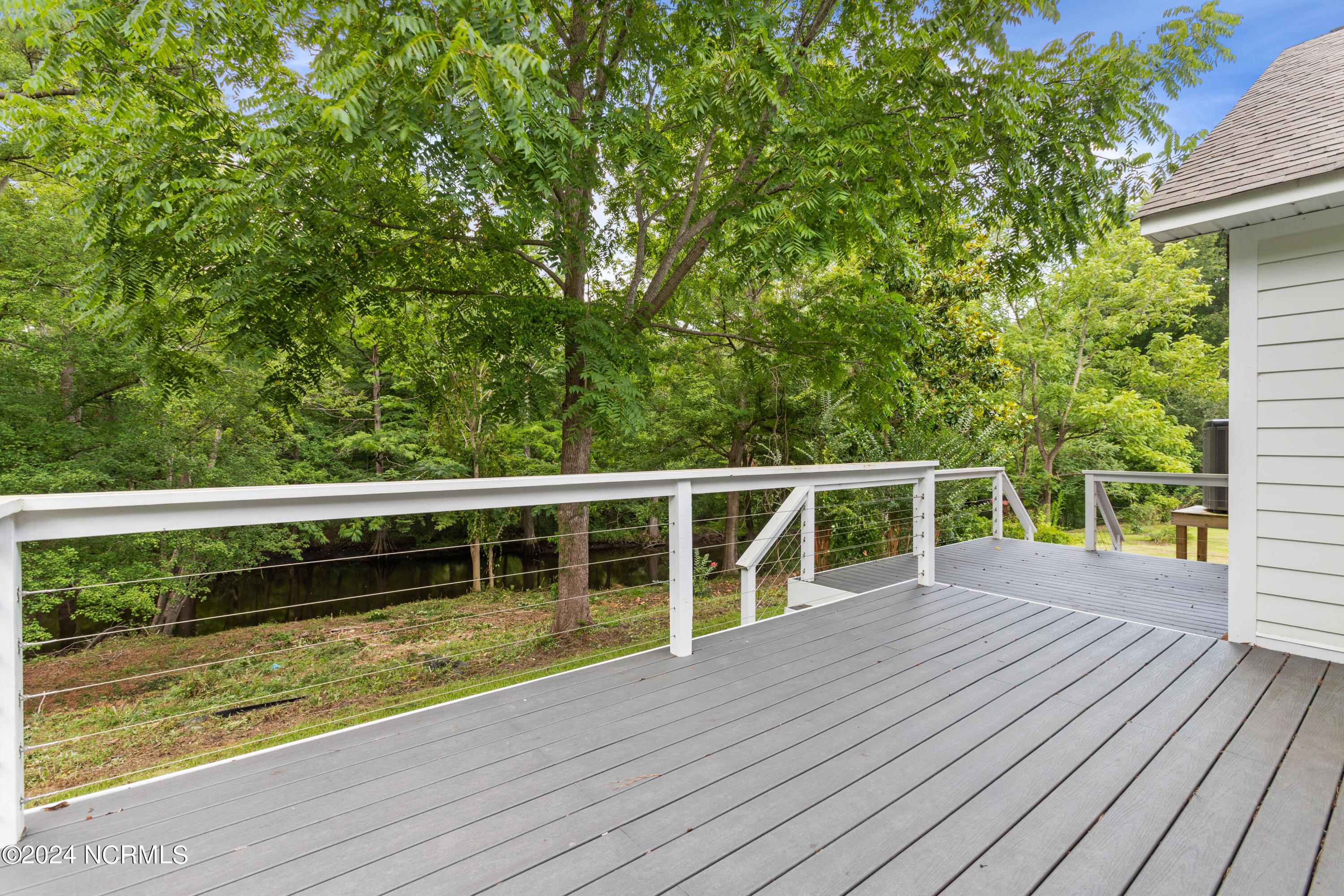 233 Beaufort Road Pollocksville, NC 28573 - Photo 33 of 40 Deck & Back yard