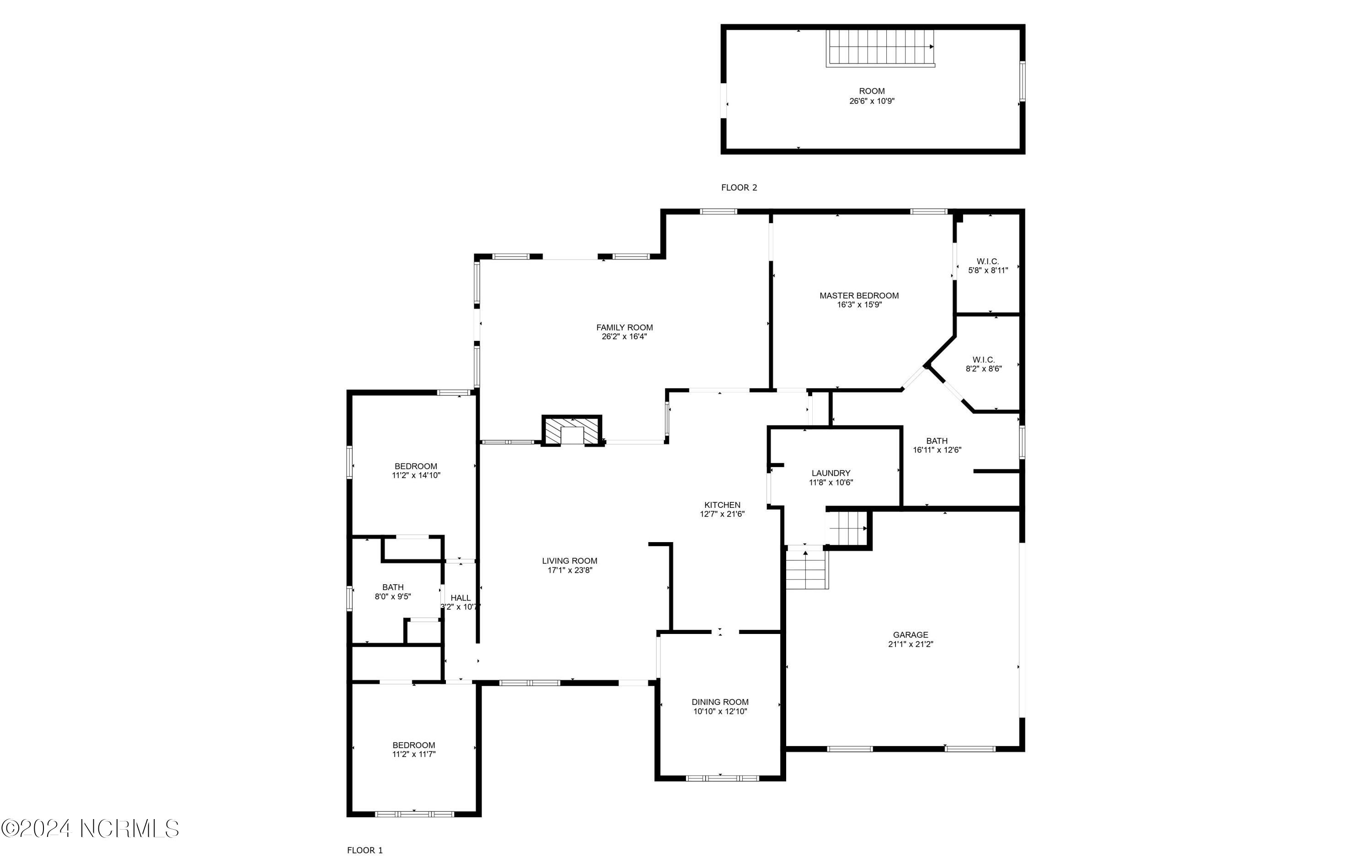 233 Beaufort Road Pollocksville, NC 28573 - Photo 40 of 40 Floor Plan