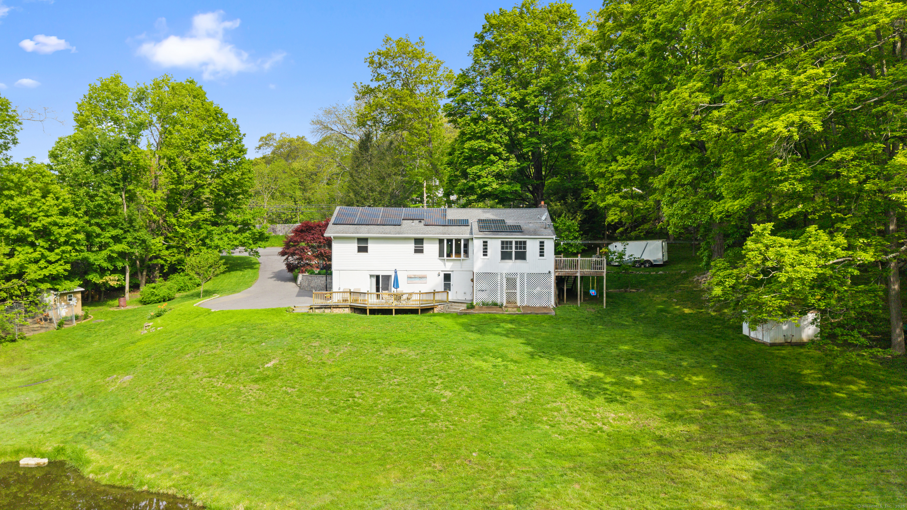 2 Pine Hill Road New Fairfield, CT 06812 - Photo 23 of 40 a house view with a garden space
