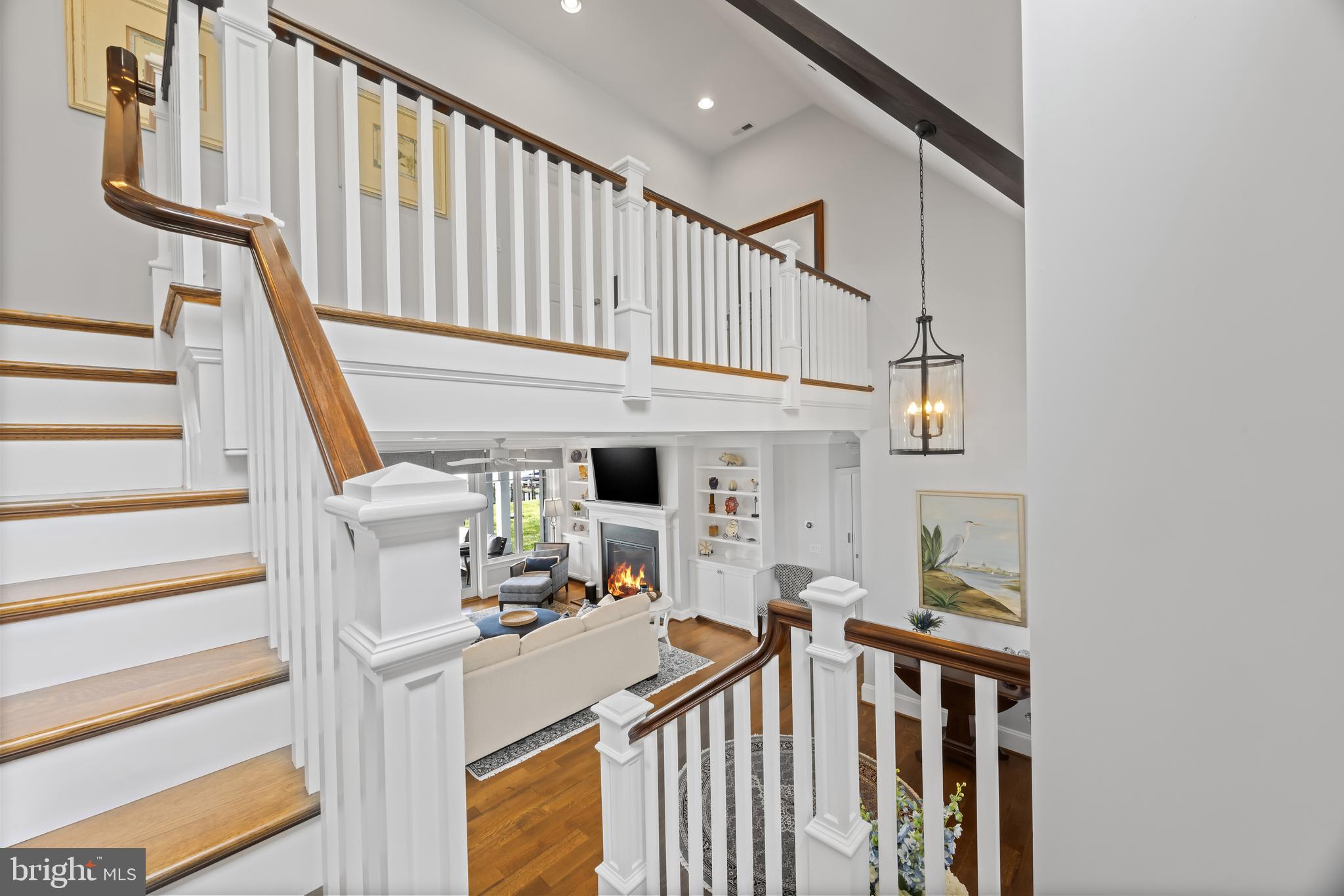 3736 Ramsgate Drive Annapolis, MD 21403 - Photo 20 of 45 Elegant staircase to upper level