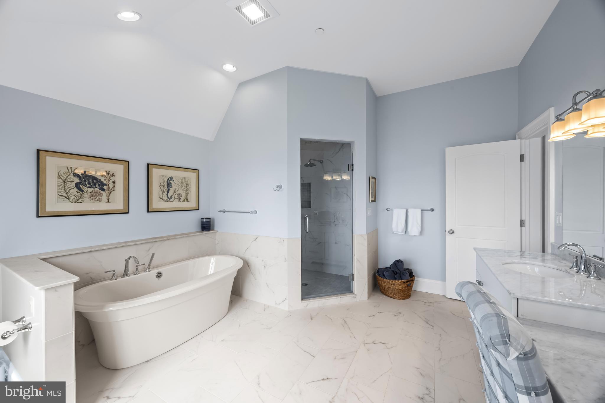 3736 Ramsgate Drive Annapolis, MD 21403 - Photo 25 of 45 Soaking tub and walk-in shower