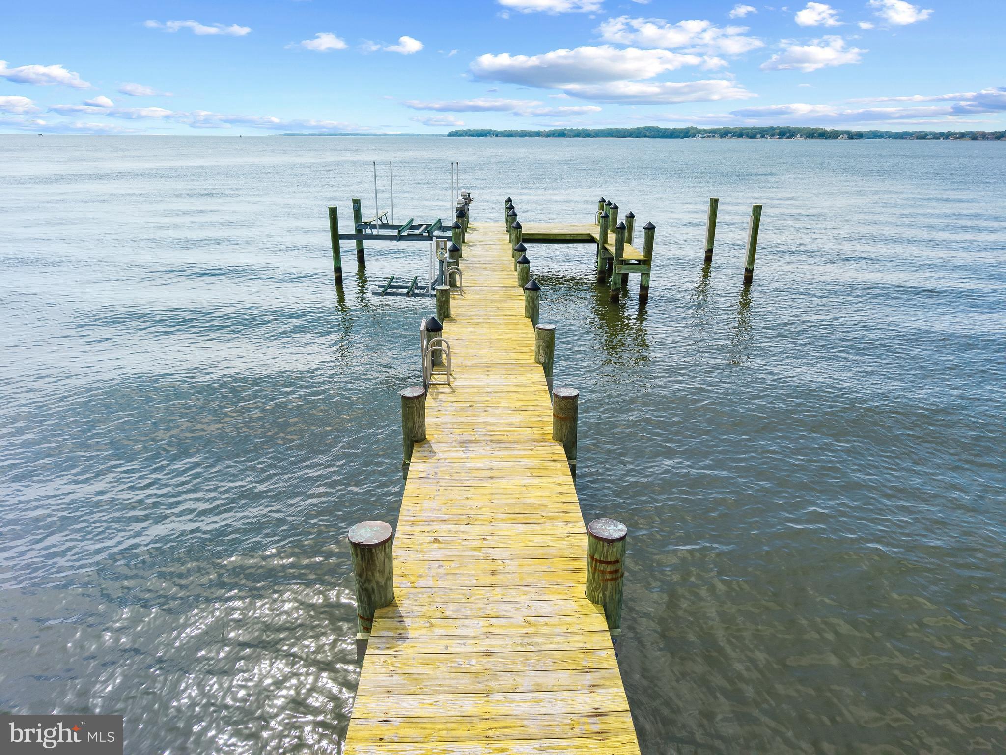 3736 Ramsgate Drive Annapolis, MD 21403 - Photo 37 of 45 Private pier with boat lift and jet ski lift