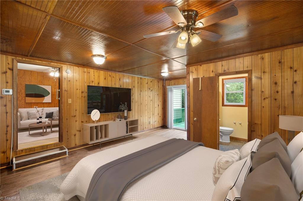 531 Frye Bridge Road Clemmons, NC 27012 - Photo 9 of 29 Virtually staged flex room staged as a bedroom