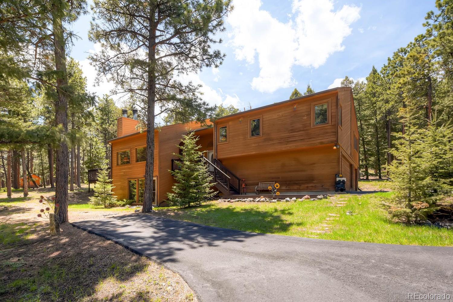8045 Native Dancer Trail Evergreen, CO 80439 - Photo 2 of 29 a view of back yard of the house