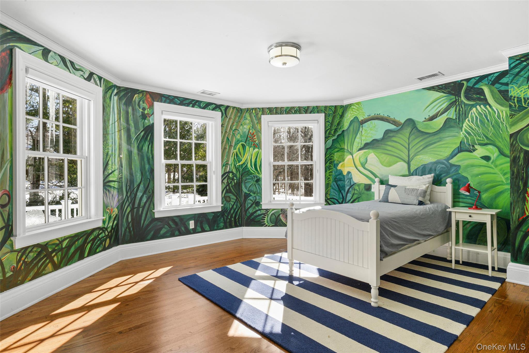 10 Hilltop Road Larchmont, NY 10538 - Photo 32 of 50 Bright Bedroom with a custom closet and built-in.