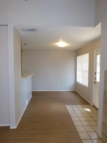 a view of an empty room with window