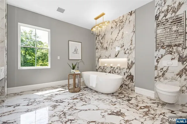 a living room with a couch and a table