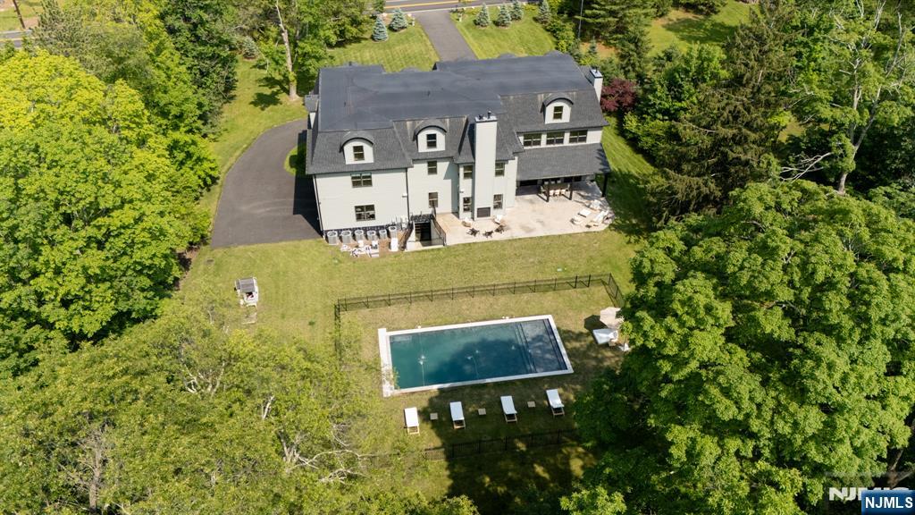 241 East Saddle River Road Saddle River, NJ 07458 - Photo 47 of 48 an aerial view of a house with a yard