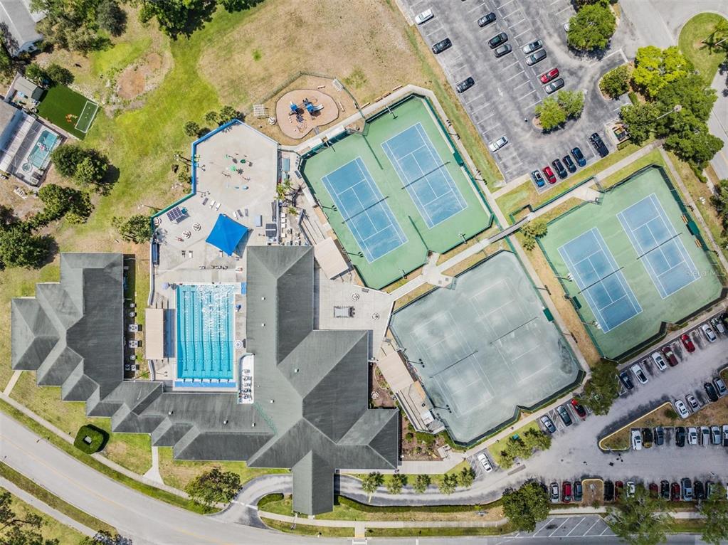 3727 Janus Way Palm Harbor, FL 34685 - Photo 96 of 98 an aerial view of a house with swimming pool
