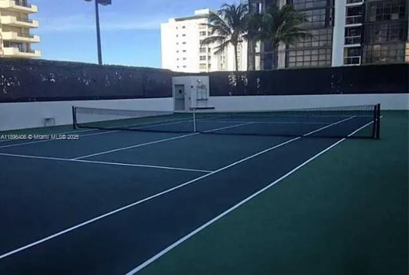 a view of a room with shelves