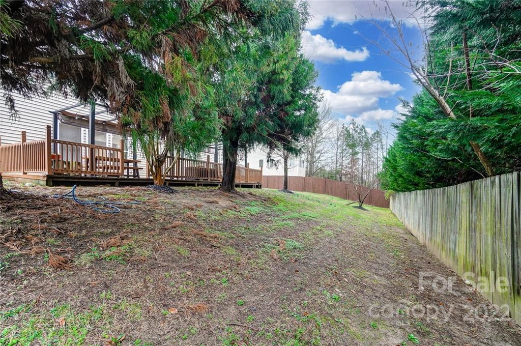 207 Old Carriage Road Clover, SC 29710 - Photo 46 of 48 a view of a backyard with large trees