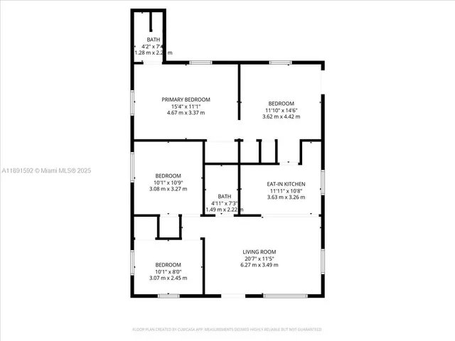 a picture of a park with an bench