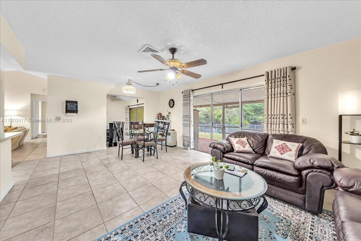 3930 Northwest 79th Way Davie, FL 33024 - Photo 10 of 33 a living room with furniture and a large window