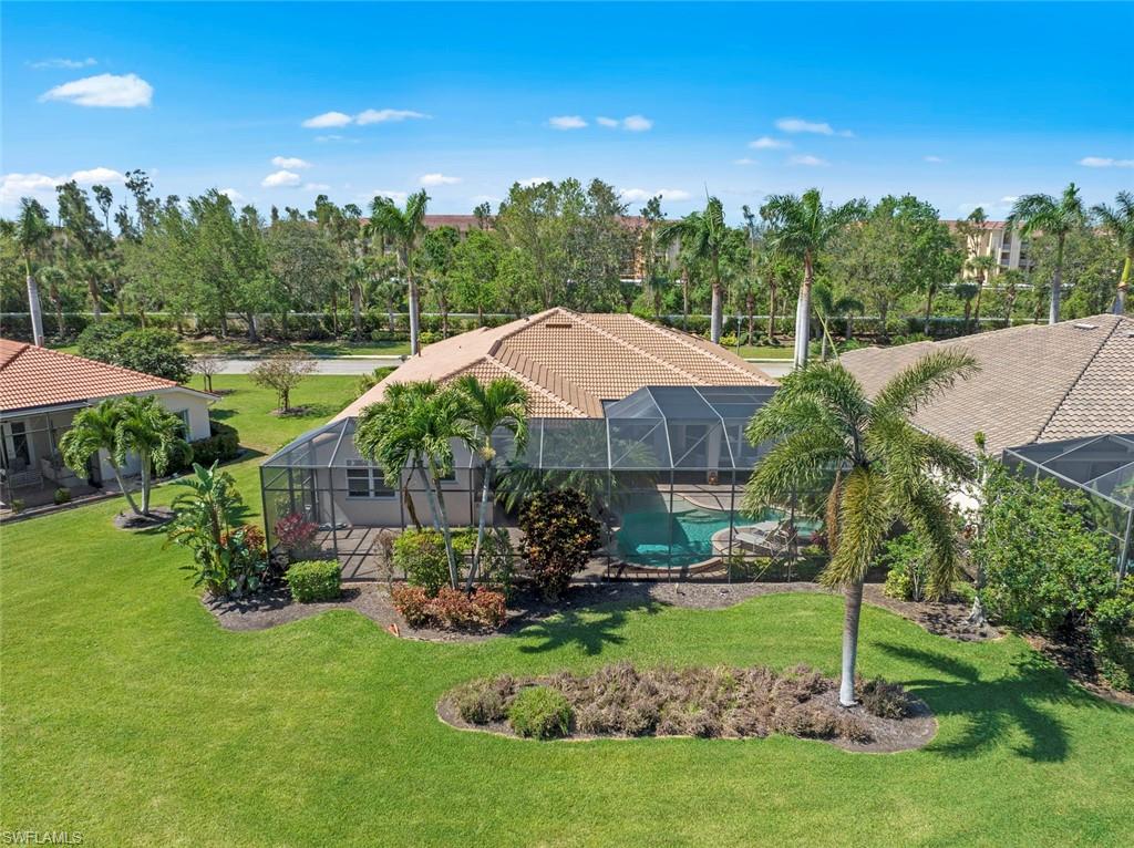 8478 Sedonia Circle Estero, FL 33967 - Photo 46 of 50 Aerial view of rear of home