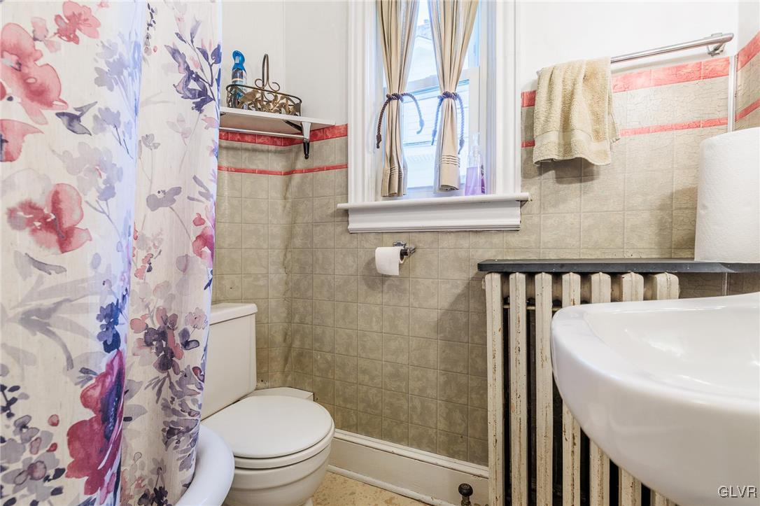 615 Alpha Road Wind Gap, PA 18091 - Photo 27 of 38 a bathroom with a sink and toilet
