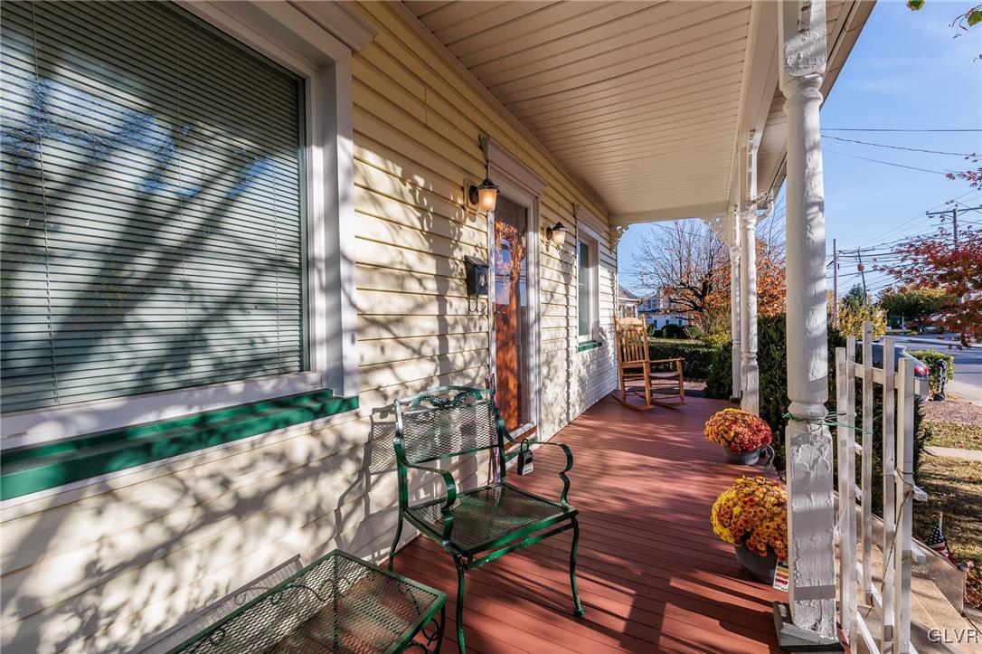 615 Alpha Road Wind Gap, PA 18091 - Photo 3 of 38 a view of deck with patio