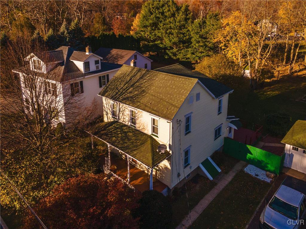 615 Alpha Road Wind Gap, PA 18091 - Photo 5 of 38 an aerial view of a house with a yard