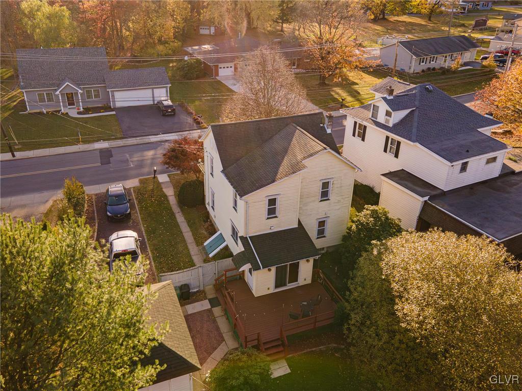 615 Alpha Road Wind Gap, PA 18091 - Photo 6 of 38 an aerial view of a house with a yard