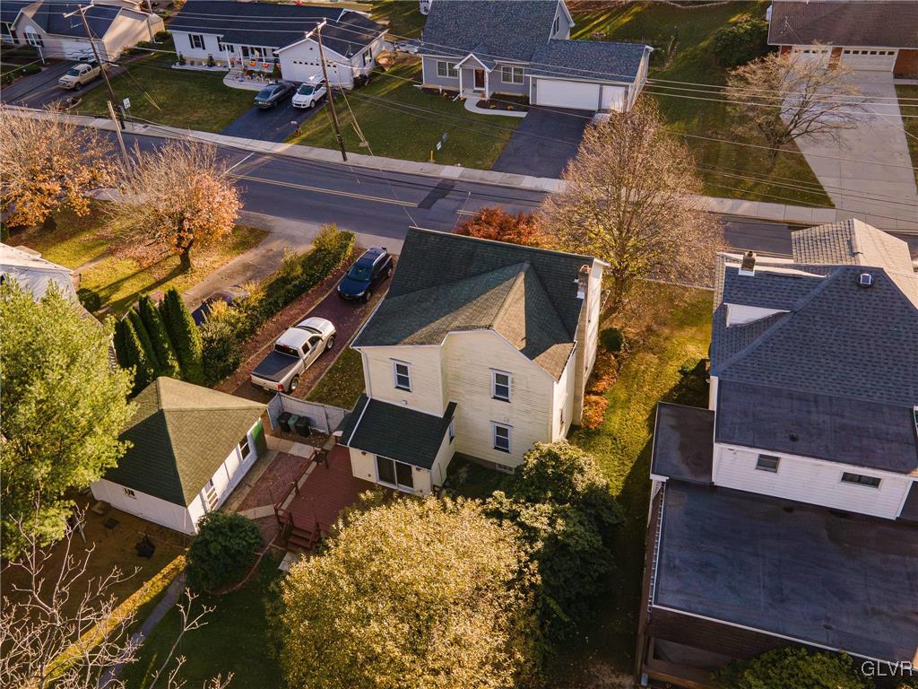 615 Alpha Road Wind Gap, PA 18091 - Photo 7 of 38 an aerial view of a house with a yard
