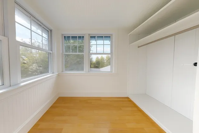 a view of a room with window