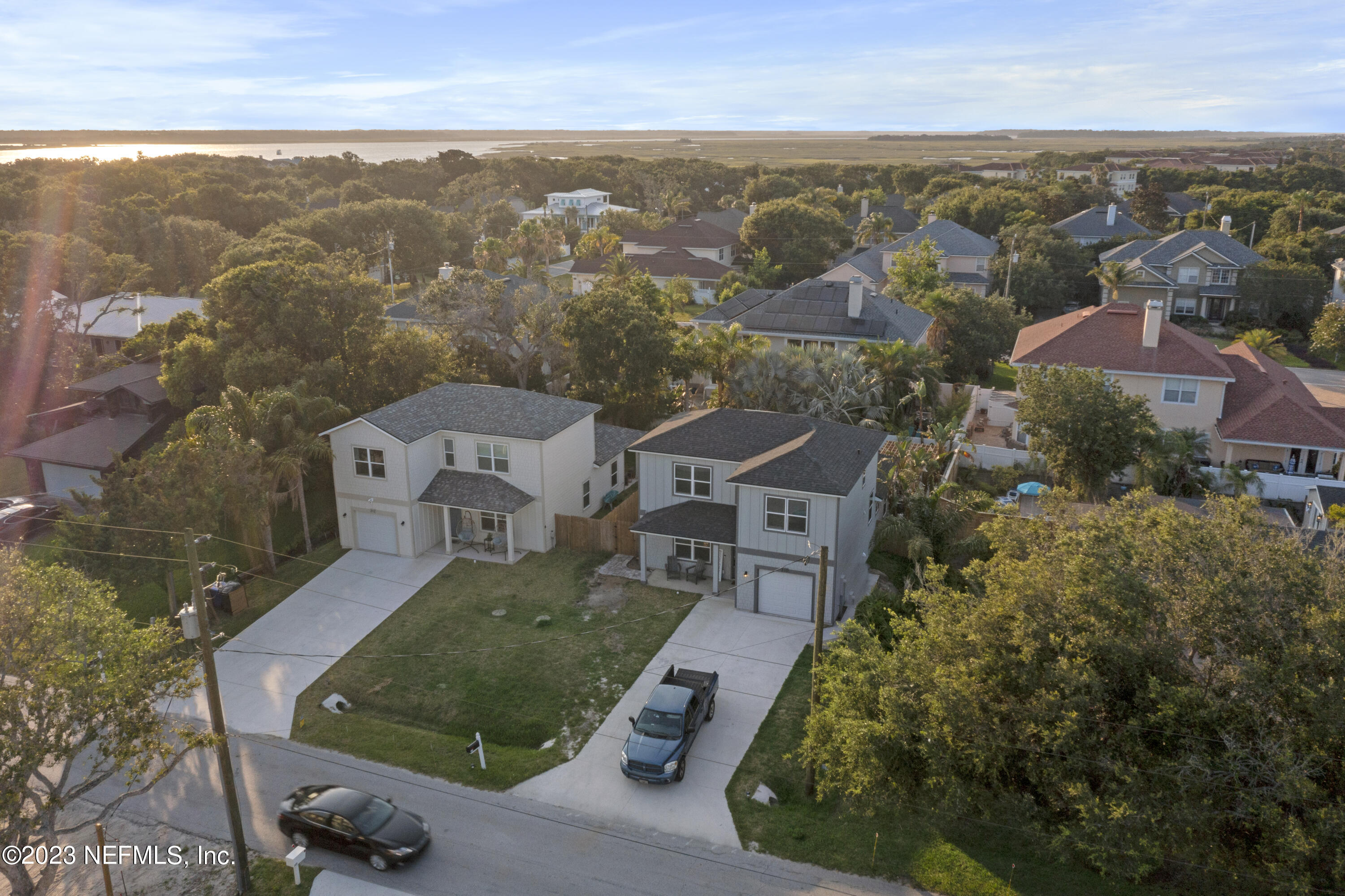 310 3rd Street St. Augustine, FL 32084 - Photo 39 of 46 an aerial view of a house