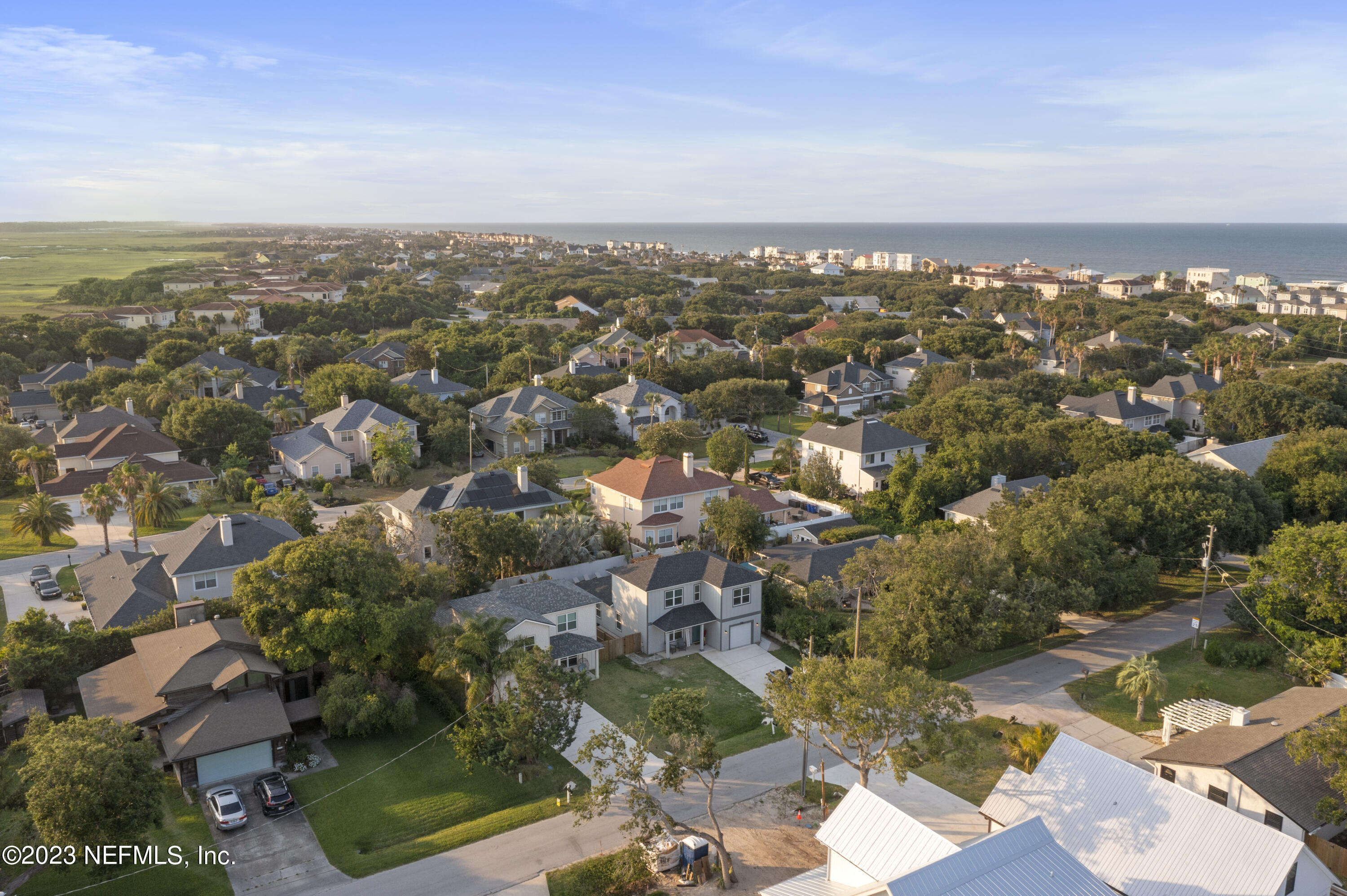 310 3rd Street St. Augustine, FL 32084 - Photo 44 of 46 an aerial view of multiple house