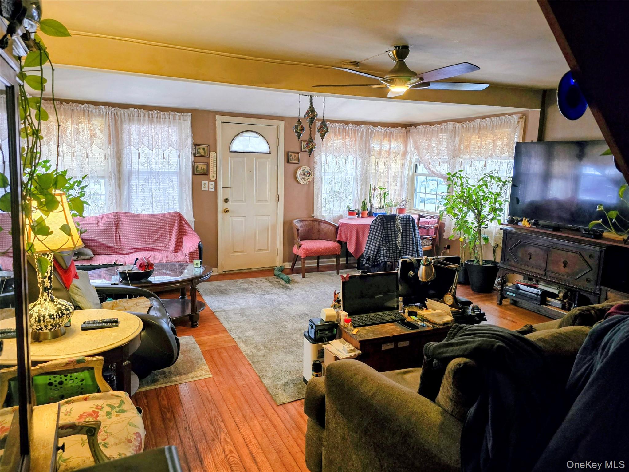97 Hawkins Street Bronx, NY 10464 - Photo 5 of 20 a living room filled with furniture and a potted plant