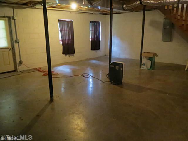 110 Aaron Road Elkin, NC 28621 - Photo 16 of 16 Other. Basement features large room that can be finished for additional living space.