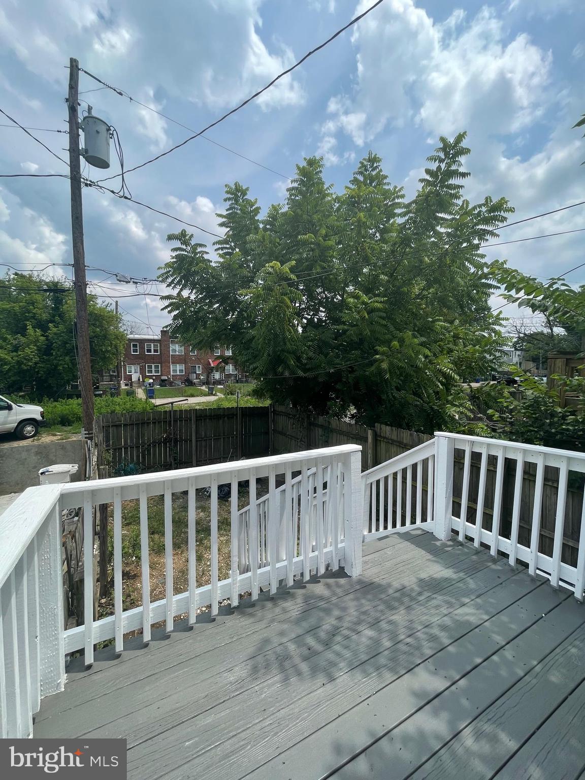3619 Manchester Avenue Baltimore, MD 21215 - Photo 15 of 33 a view of a wooden deck