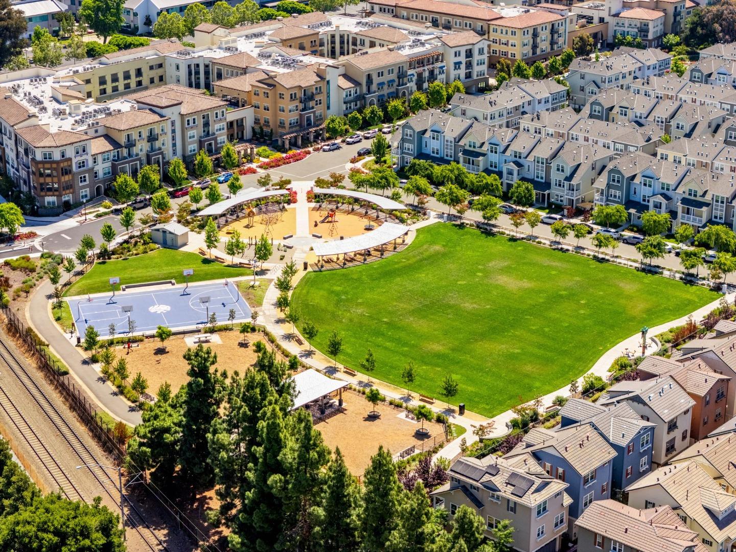 3406 Pyramid Way Mountain View, CA 94043 - Photo 37 of 41 an aerial view of residential houses with outdoor space