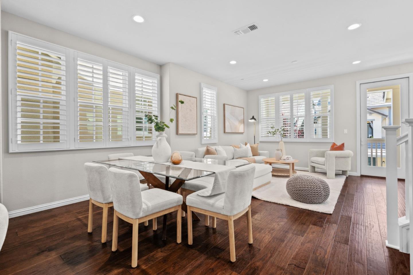 3406 Pyramid Way Mountain View, CA 94043 - Photo 5 of 41 a living room with furniture a large window and wooden floor