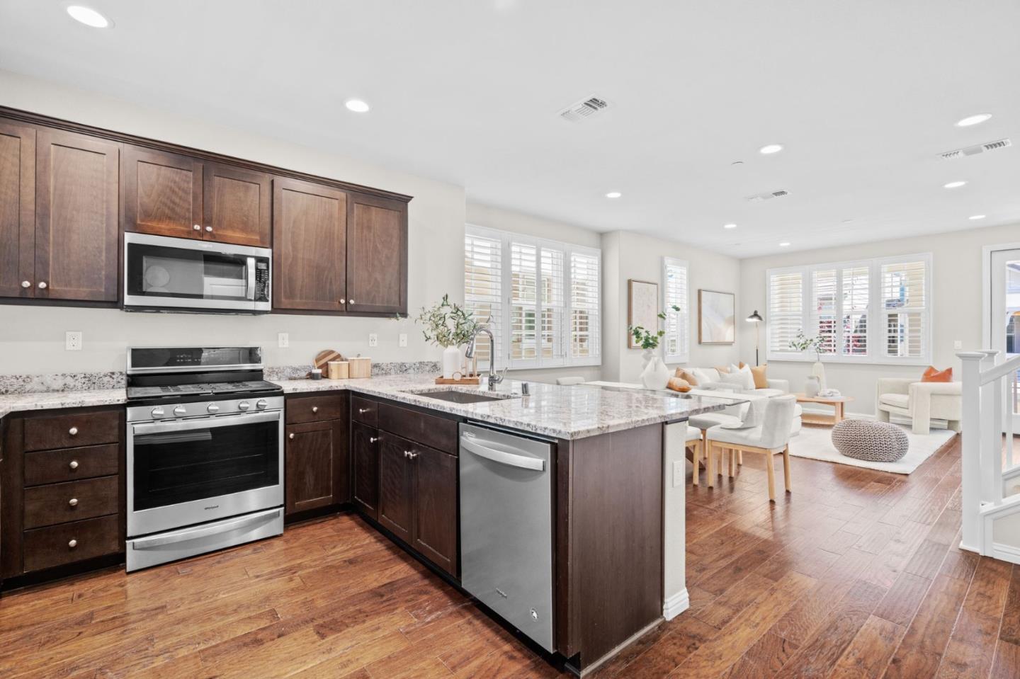 3406 Pyramid Way Mountain View, CA 94043 - Photo 10 of 41 a kitchen with lots of counter top space and appliances