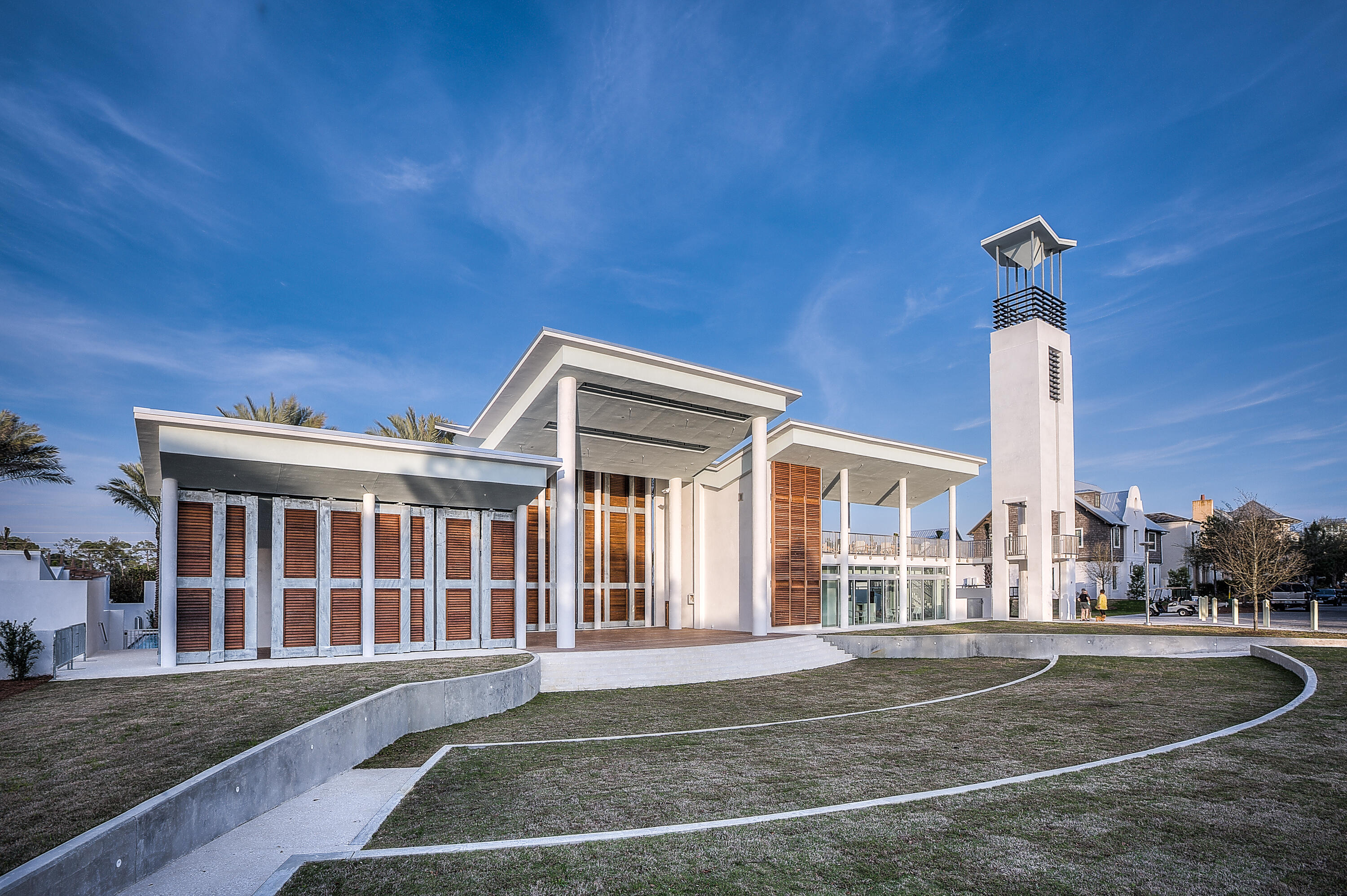 136 Georgetown Avenue, Unit 1A4 Inlet Beach, FL 32461 - Photo 26 of 27 a front view of a house with a yard