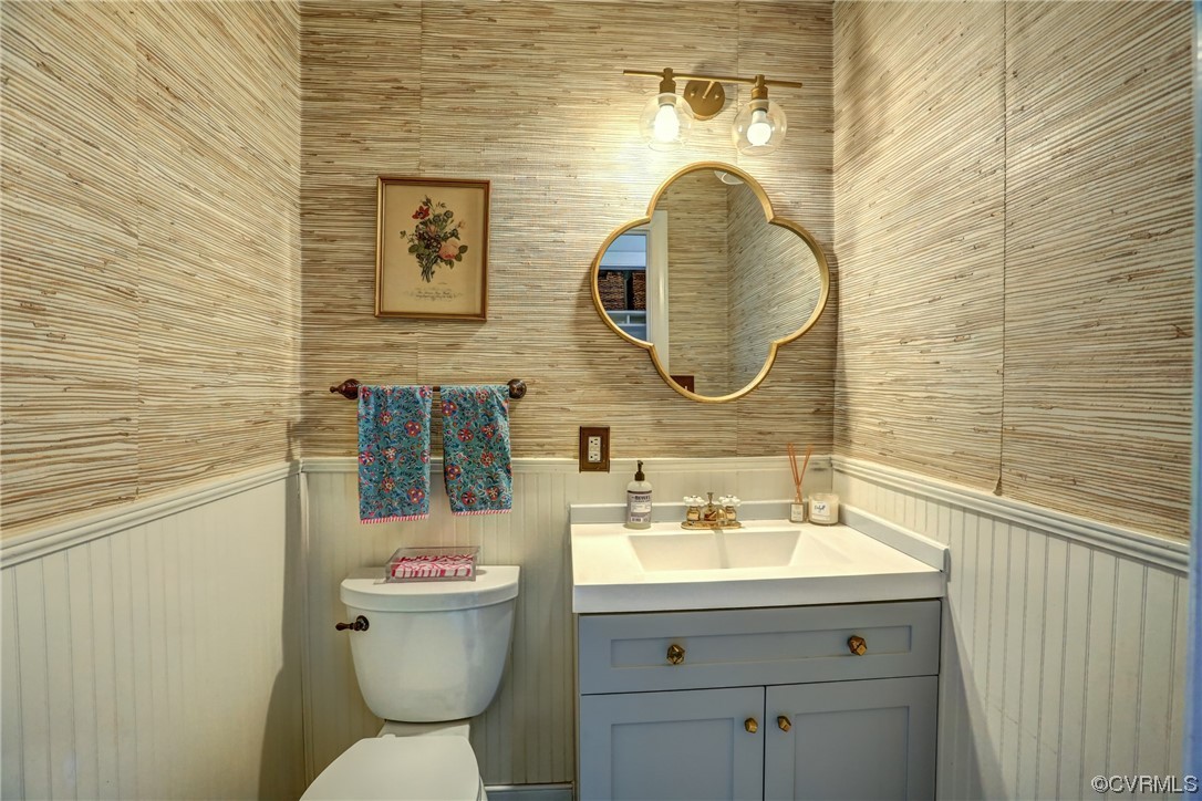 903 Baldwin Road Henrico, VA 23229 - Photo 27 of 46 a bathroom with a toilet sink and mirror