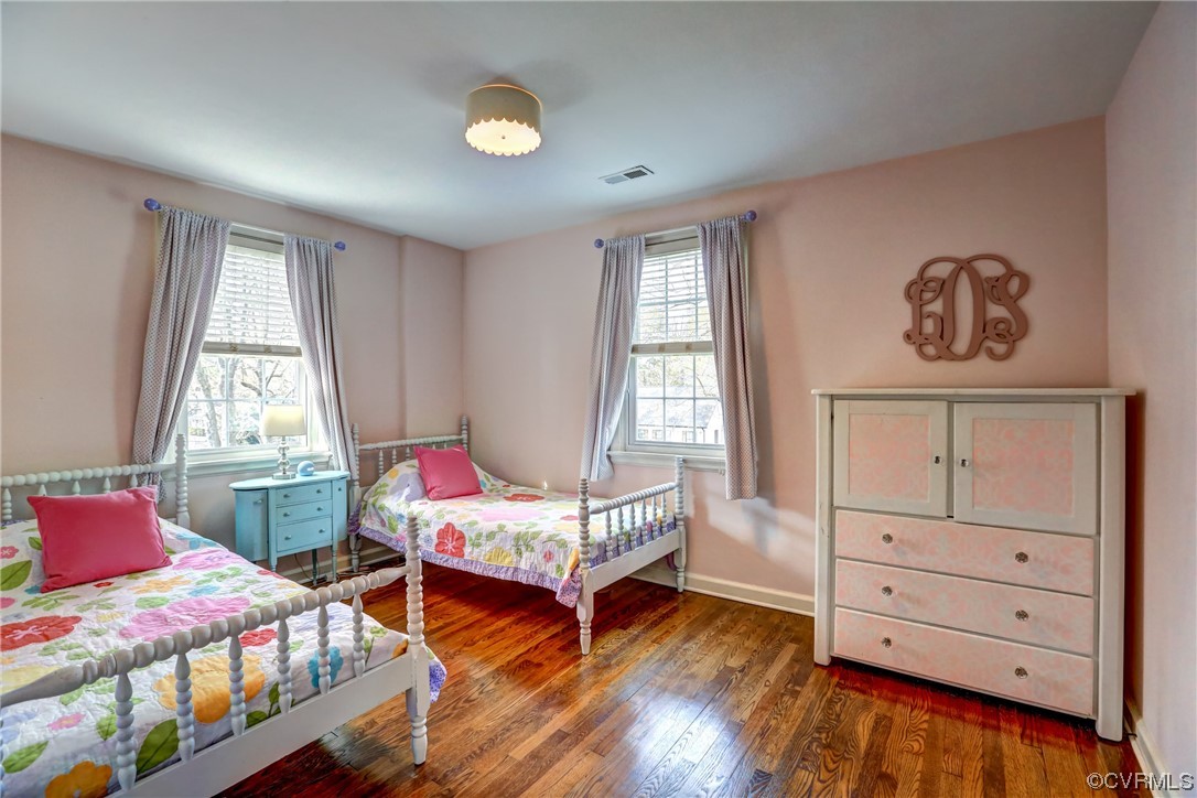 903 Baldwin Road Henrico, VA 23229 - Photo 29 of 46 a bedroom with two beds and wooden floor