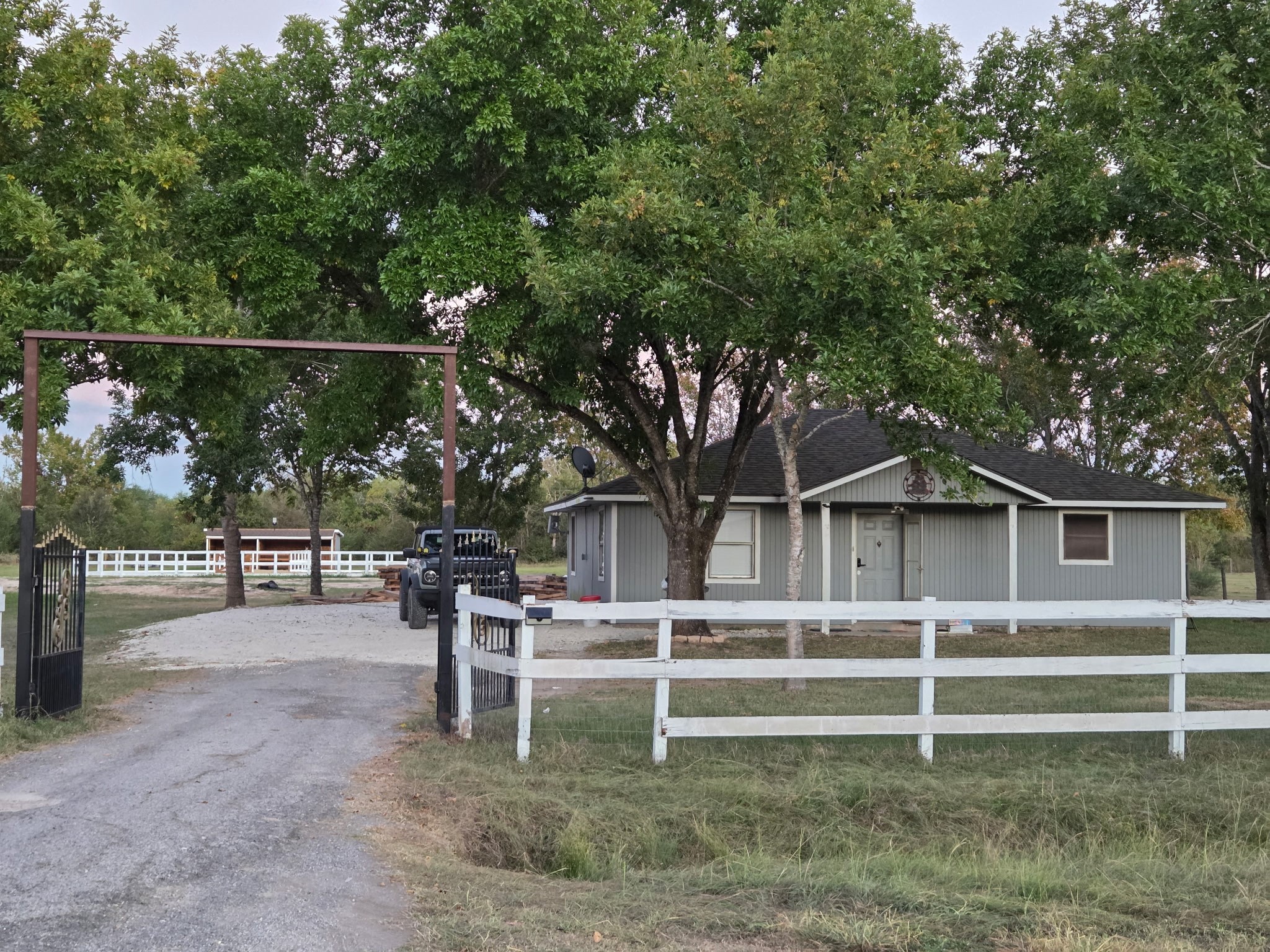8118 Hamilton Road Brookshire, TX 77423 - Photo 1 of 22 a white house that has a tree in front of it