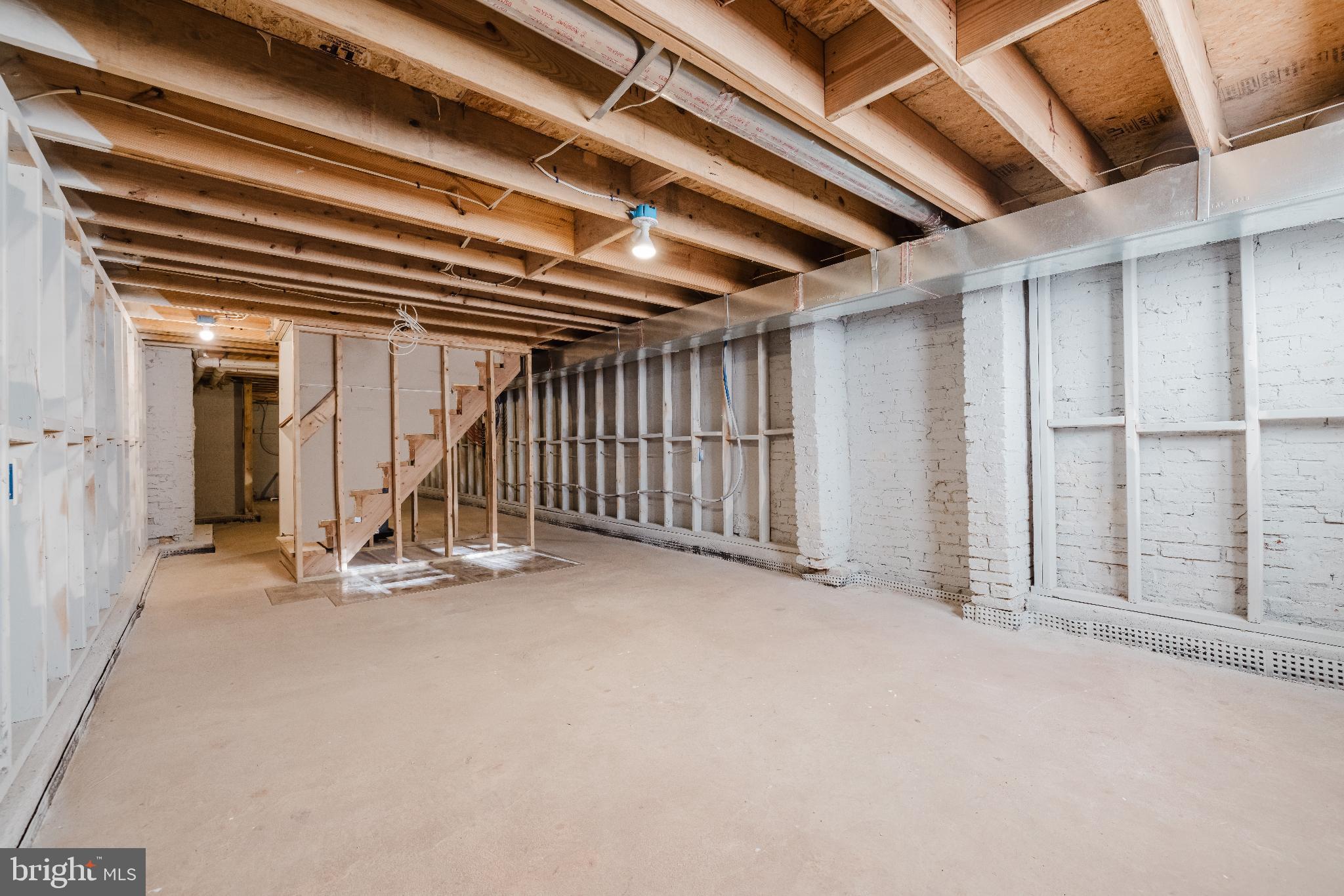 1237 North Broadway Baltimore, MD 21213 - Photo 20 of 25 Spacious unfinished basement